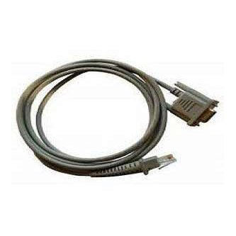 Cable, RS-232, 9P, Female, Straight, CAB-350 (Power Supply available on pin 9 of the connector or through external power supply), 6 ft