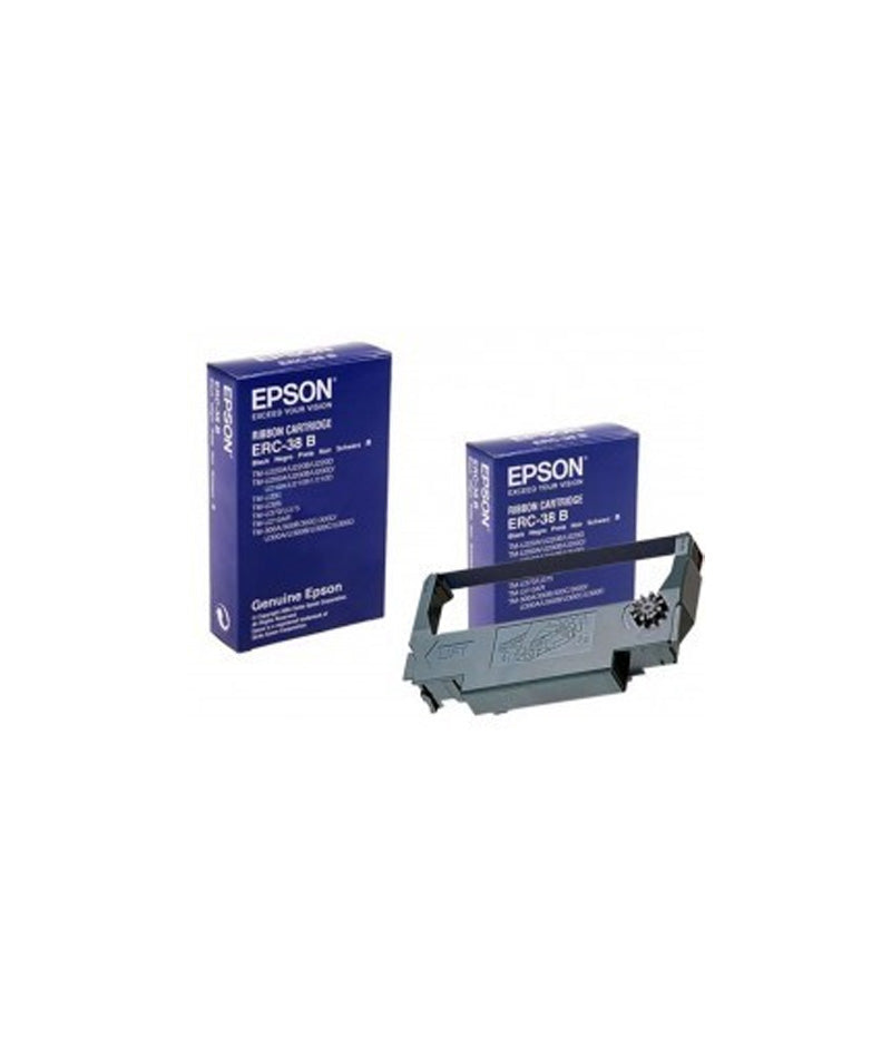 ERC-38B (Black) Ribbon Original EPSON - TMU220 / TMU300 / Bixolon SRP275  10 Per Case