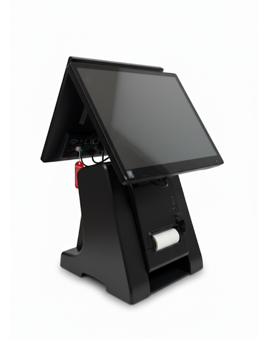 Unytouch POS Integrated Terminal, Intel N97, 8GB Ram, 128 Storage, USB 2.0 and 3.0, Com Port, Epson Thermal Printer, 9.7" Rear Display, Win 11 Pro Included.