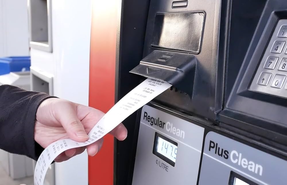 2 1/4" x 2 3/4" (Premium) Thermal 50 Rolls/Ctn (BPA BPS FREE) 185 Ft. for Cash Register & Gas Pump (Husky)