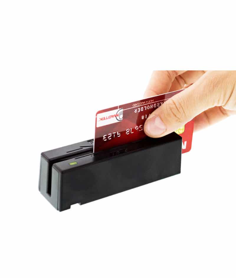 MINI MSR USB Keyboard emulation and Tracks 1, 2 & 3 Black