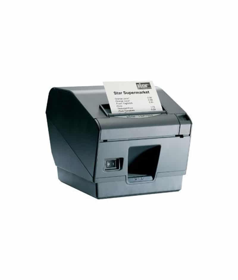 STAR MICRONICS, TSP847IID-24GRY, THERMAL, PRINTER, CUTTER/TEAR BAR, SERIAL, GRAY, NEEDS POWER SUPPLY #30781870