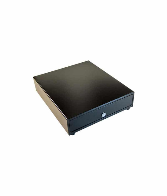 Sign In Vasario Cash Drawer (Painted Front, 320 MultiPRO Interface without Media Slots 14 Inch x 16 Inch) - Color: Black