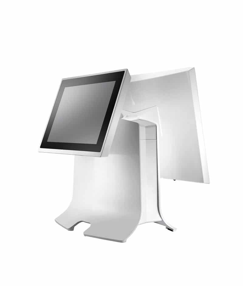 UNYTOUCH 15" True Flat Zero Bezel All in One WHITE - Celeron J1900 (Quad Core, 2.0GHz) - Resistive Touch or PCAP