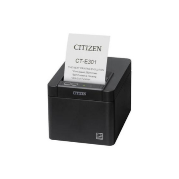 Citizen CT-E351 - Point-Of-Sale Thermal Printer, CT-E301, USB, Serial and Ethernet, BK