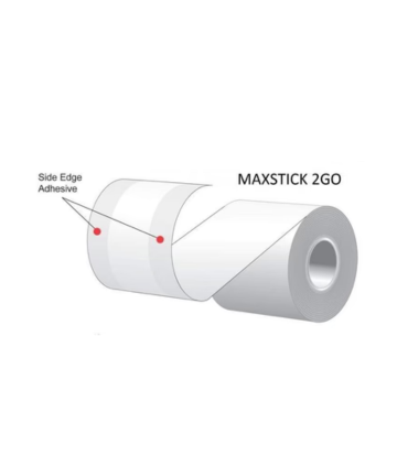 3.125" X 160' MAXSTICK MAXSTICK2GO 55G SIDE EDGE ADHESIVE STICKY PAPER MS3181602GOSE-24