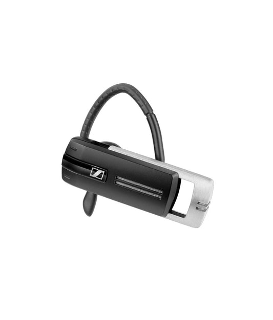 PRESENCE Grey UC Single-sided Bluetooth headset with USB dongle, carry case, 4 x ear sleeves, ear hook and USB charging cable. Optimized for Unified Communications and Certified for Skype for Business.