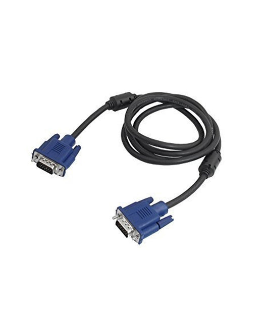 15 Pin VGA 5' CABLE SHIELDED Male to Male Plug - Computer Monitor Cable