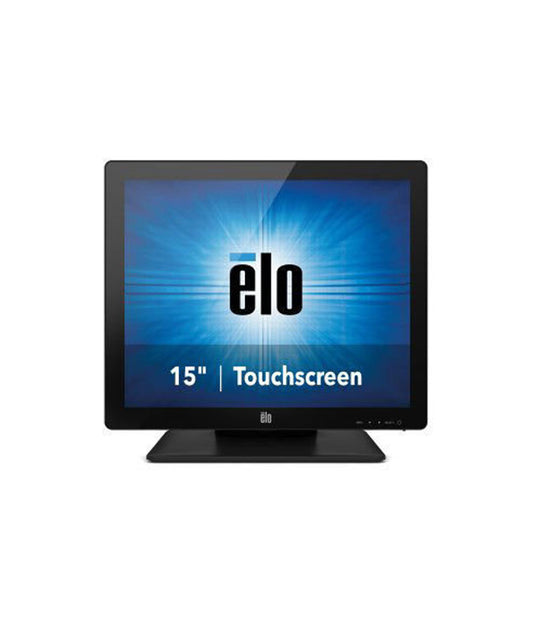ELO, 1517L 15-INCH LCD (LED BACKLIGHT) DESKTOP, WW, ACCUTOUCH (RESISTIVE) SINGLE-TOUCH, USB & RS232 CONTROLLER, ANTI-GLARE, BEZEL, VGA VIDEO INTERFACE, BLACK
