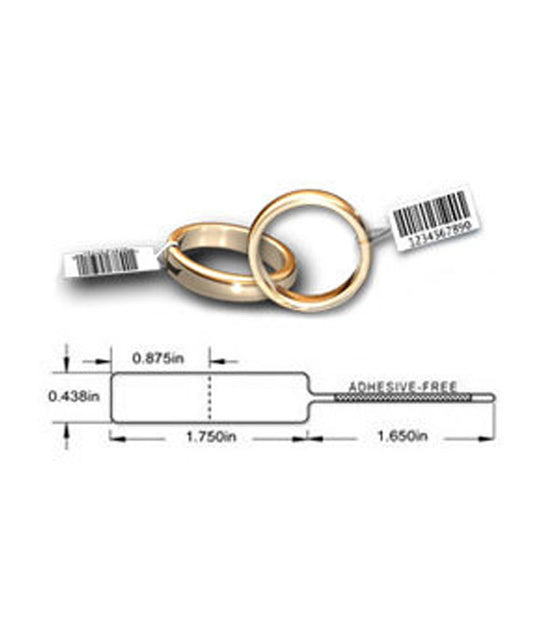 Jewelry Label (3.5 x .4375)  TT GSSY POLY - 1 Inch Core ID, 2 Rolls/Case, 3150 for the E-Class