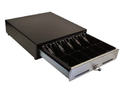 M-S Cash Drawer - CF-405BX-M-B (5B/5C, Steel Front, Media Slots, Printer Driven)