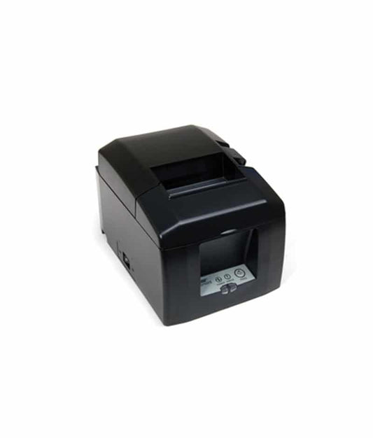 STAR MAXstick, TSP654U GRY SK-US, TSP654 LINER-FREE THERMAL PRINTER FOR STICKY PAPER, USB, 58 OR 80MM, CUTTER, GRAY EXTERNAL POWER SUPPLY INCLUDED