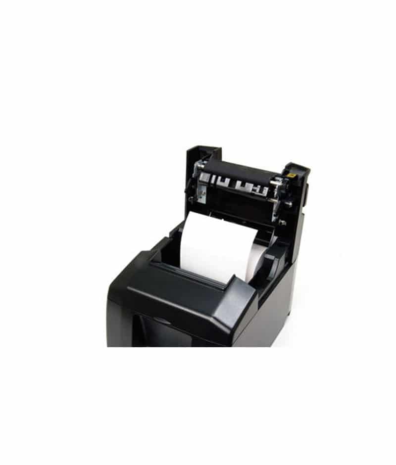 STAR MAXstick, TSP654U GRY SK-US, TSP654 LINER-FREE THERMAL PRINTER FOR STICKY PAPER, USB, 58 OR 80MM, CUTTER, GRAY EXTERNAL POWER SUPPLY INCLUDED
