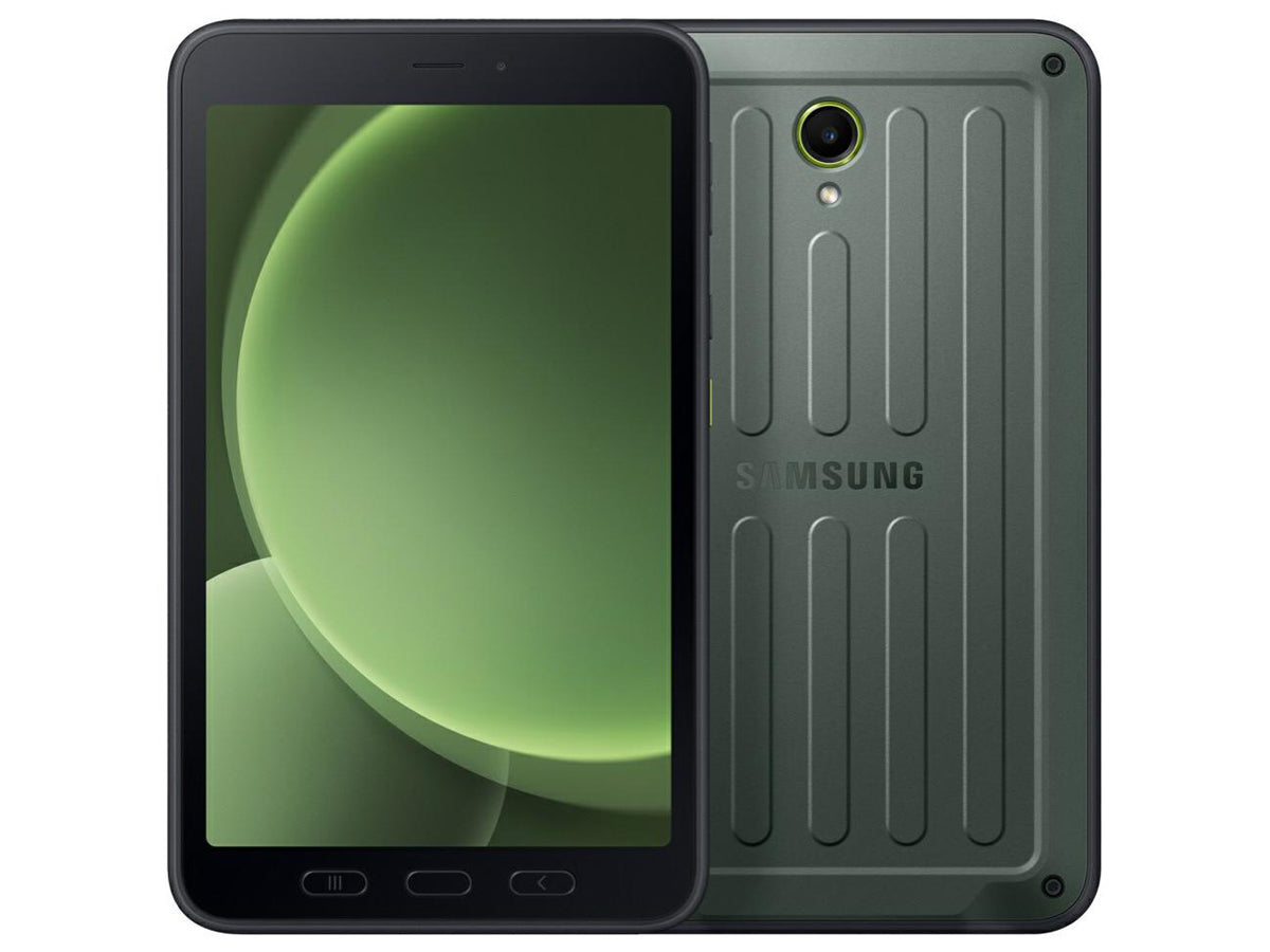 Samsung Galaxy Tab Active5 - Samsung - 8-Core - Display Diagonal Size: 8 - Touch Screen - 1920 x 1200 - RAM / Total Installed Size: 6 RAM - Wi-Fi, Bluetooth 5.3 - Touch-screen,Fingerprint Reader,S Pen - Android - 3-year warranty