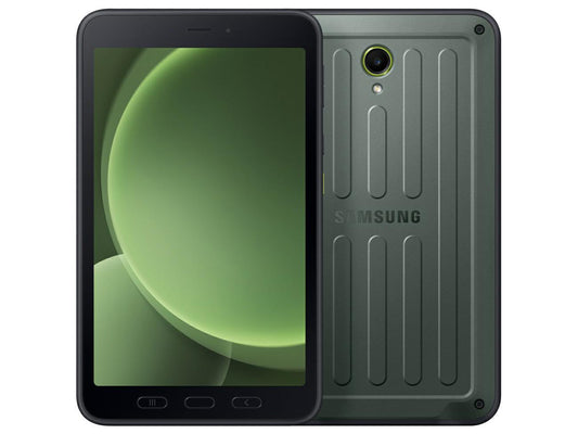 Samsung Galaxy Tab Active5 - Samsung - 8-Core - Display Diagonal Size: 8 - Touch Screen - 1920 x 1200 - RAM / Total Installed Size: 6 RAM - Wi-Fi, Bluetooth 5.3 - Touch-screen,Fingerprint Reader,S Pen - Android - 3-year warranty