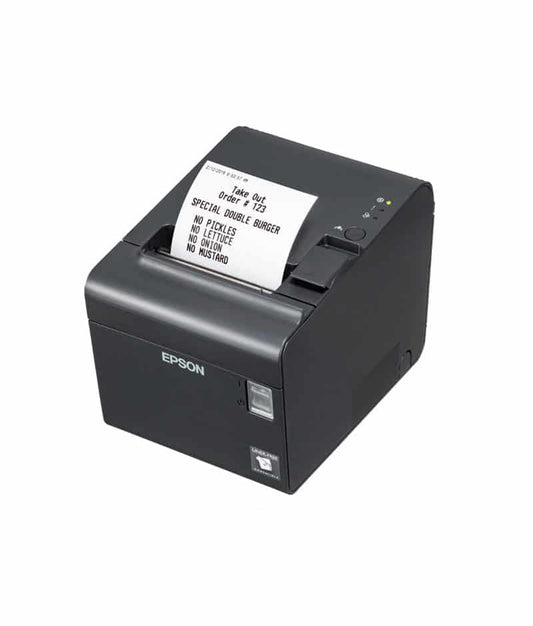TM-L90II LFC Thermal Label Printer, Serial, Built-in USB, Dark Gray