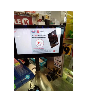 10.1″ LCD Customer Display - True Flat Display with HDMI/VGA INPUTS. 1 Year Warranty.