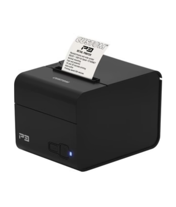 Custom America, P3 Thermal Receipt Printer, Usb/serial/ethernet